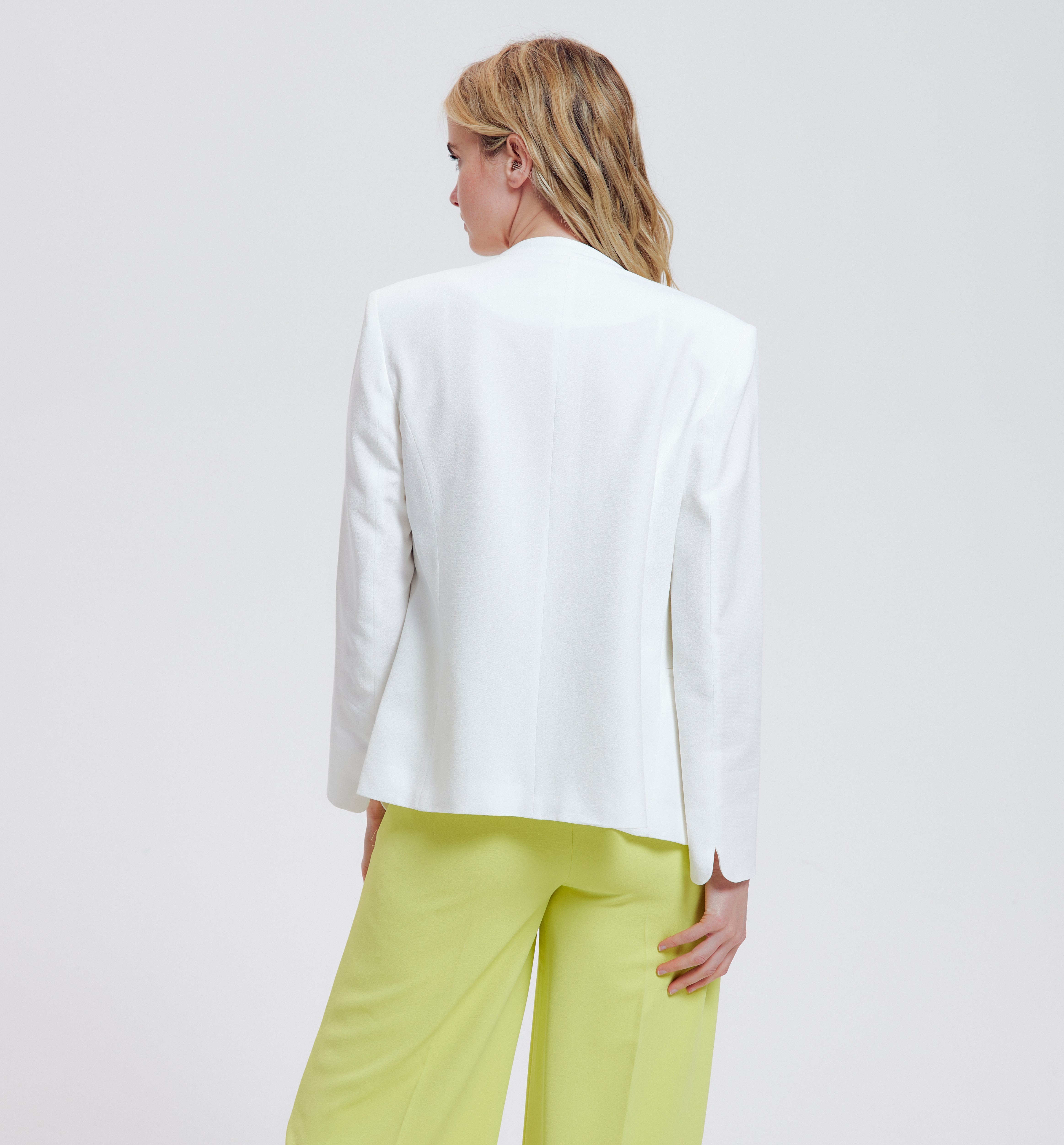 Veste de tailleur unie Femme - Ecru