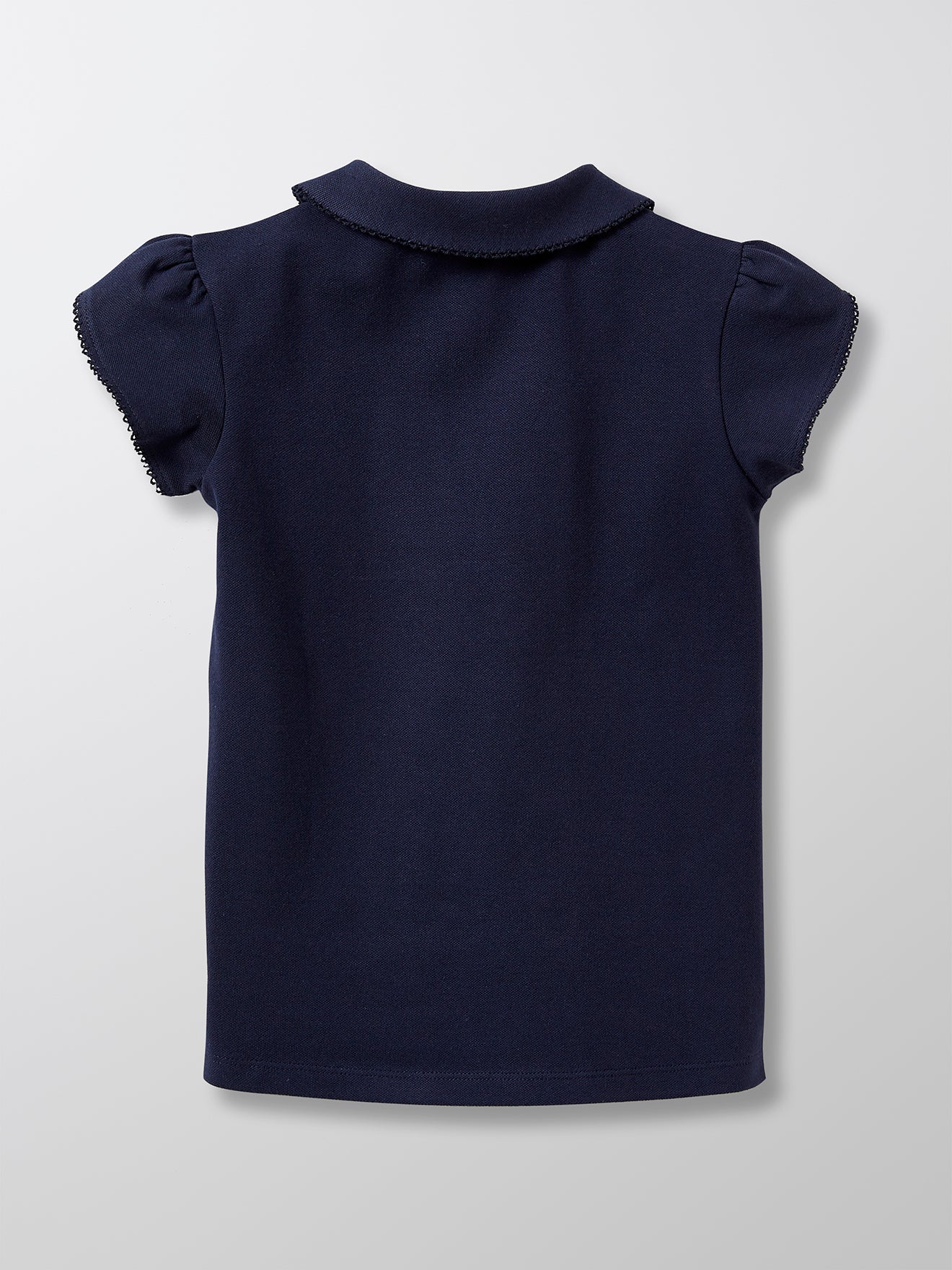 Polo en maille piquée Fille en coton bio