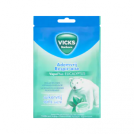 Vicks Suikervrije vapoplus ademvrije eucalyptus bonbons