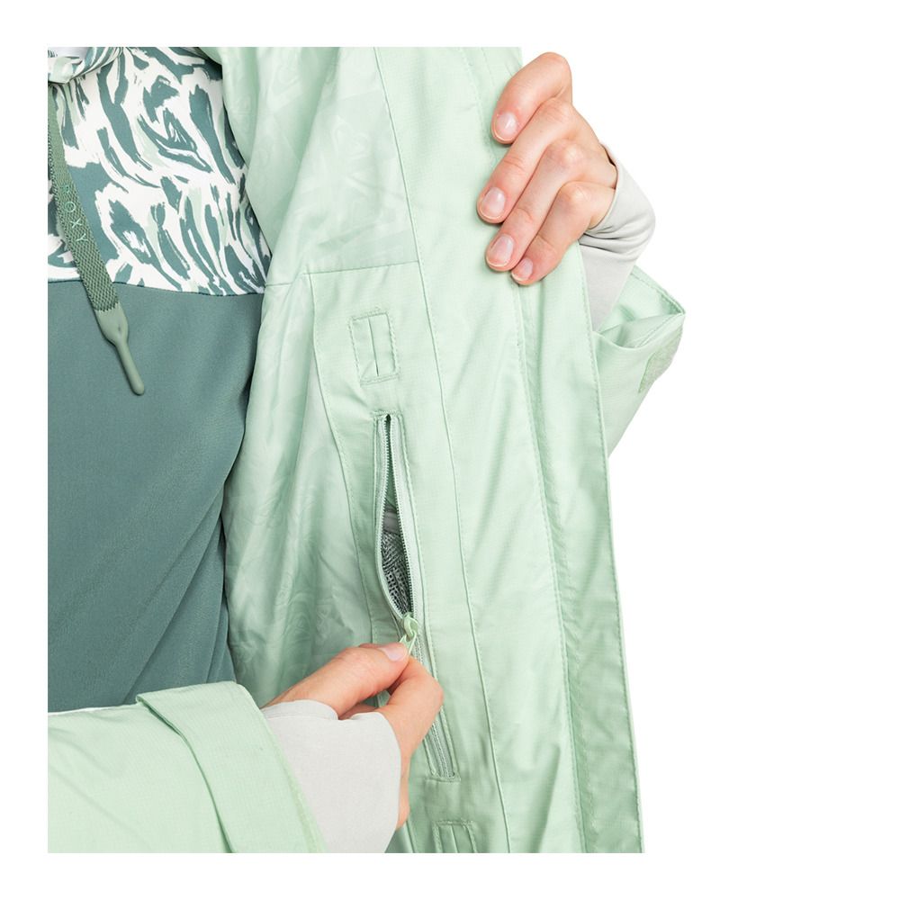 Roxy SNOWBLIZZARD - Doudoune ski Femme cameo green