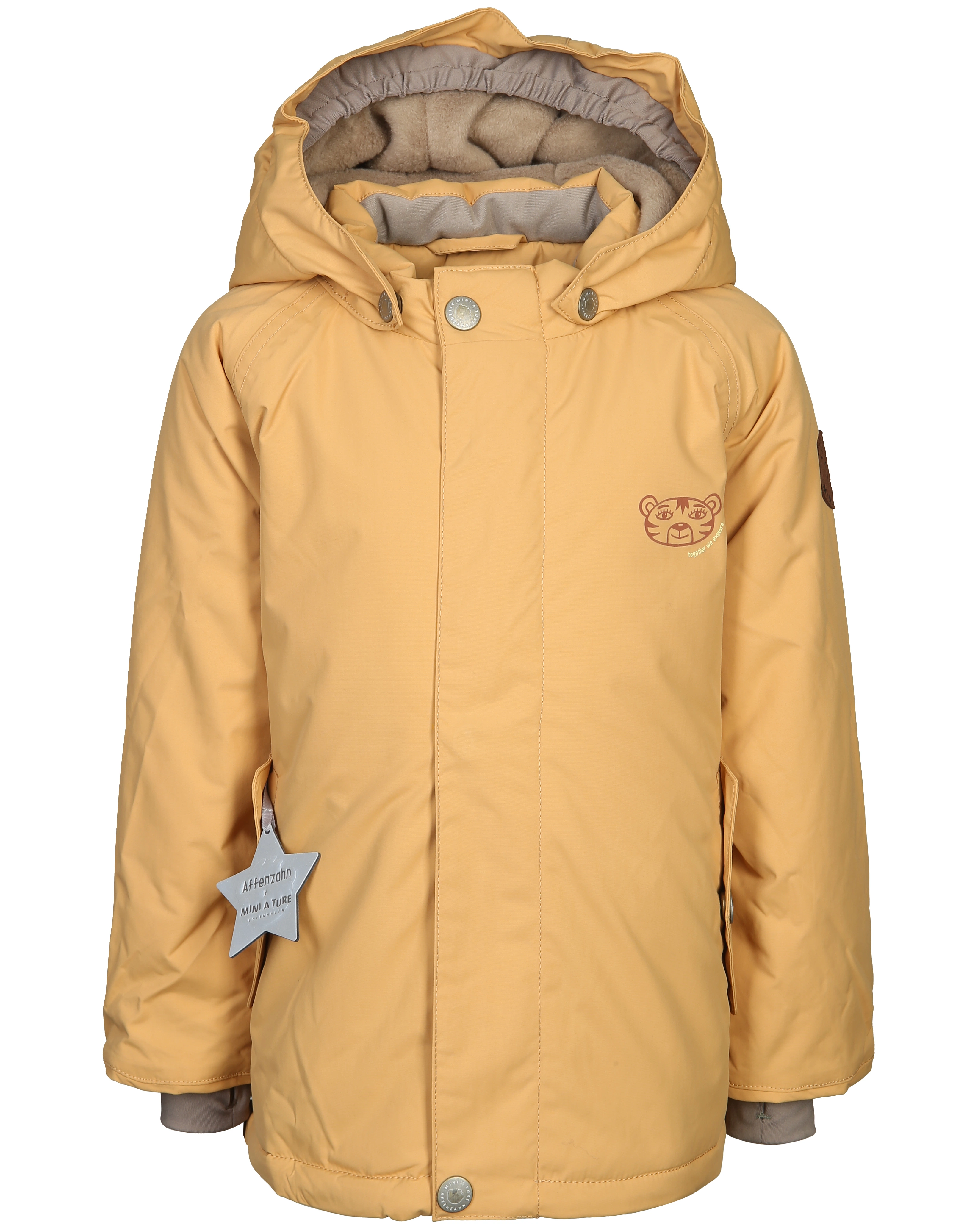 Winterjacke AFFENZAHN MATARIA in taffy yellow