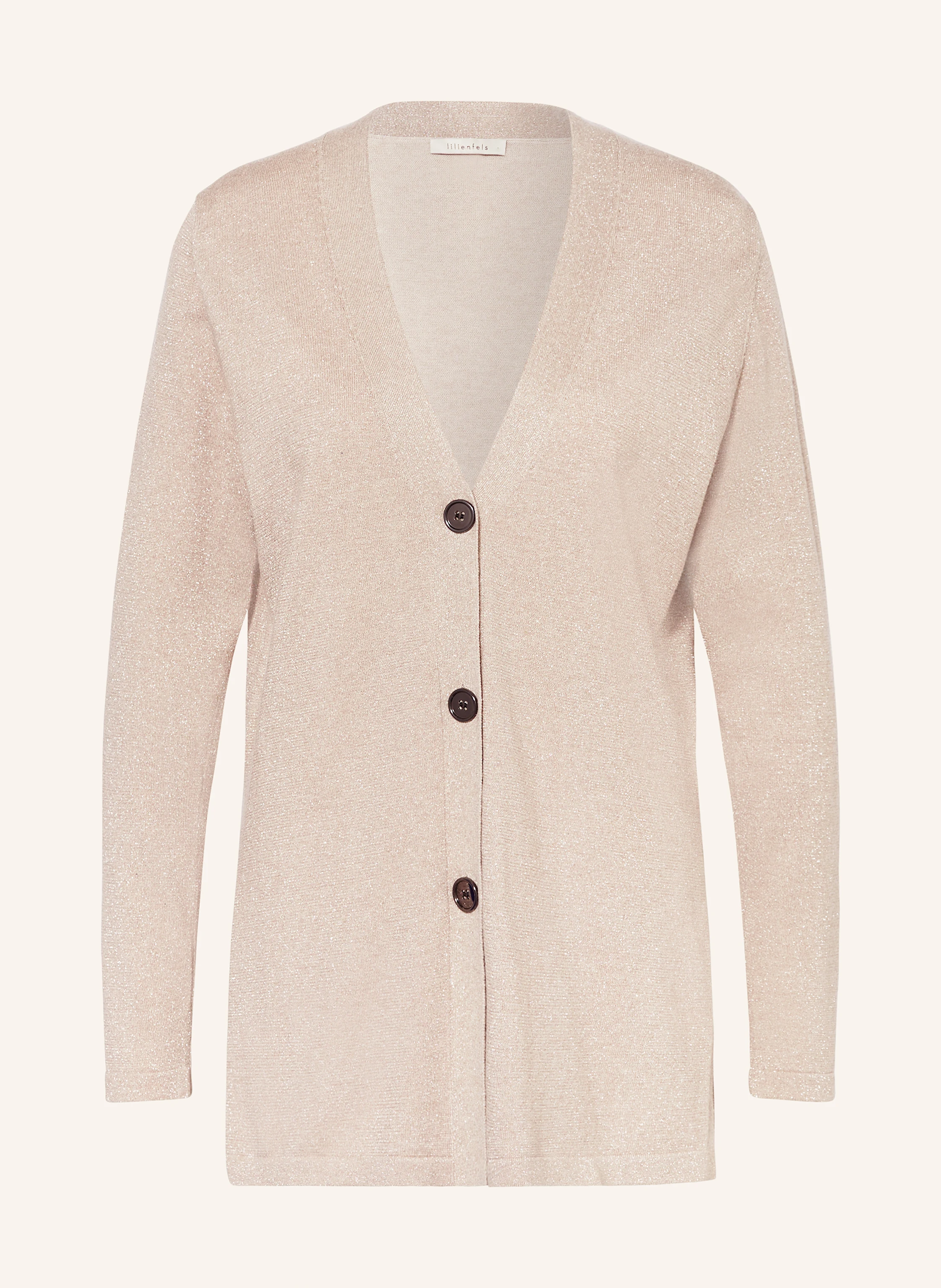 lilienfels Strickjacke mit Glitzergarn