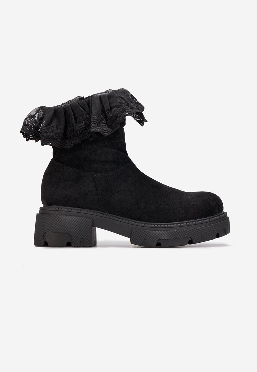 Bottines femme noires Menaira