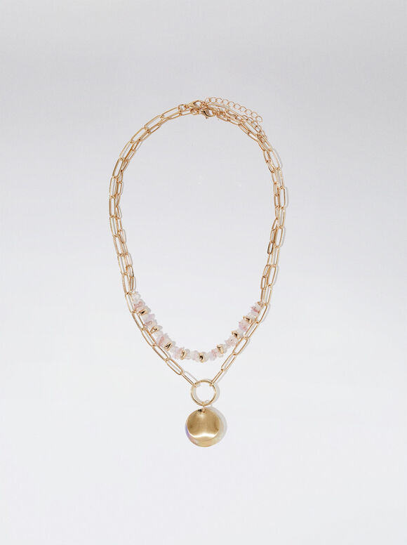 Conjunto de Colares com Pedras Semipreciosas - Multicolorido