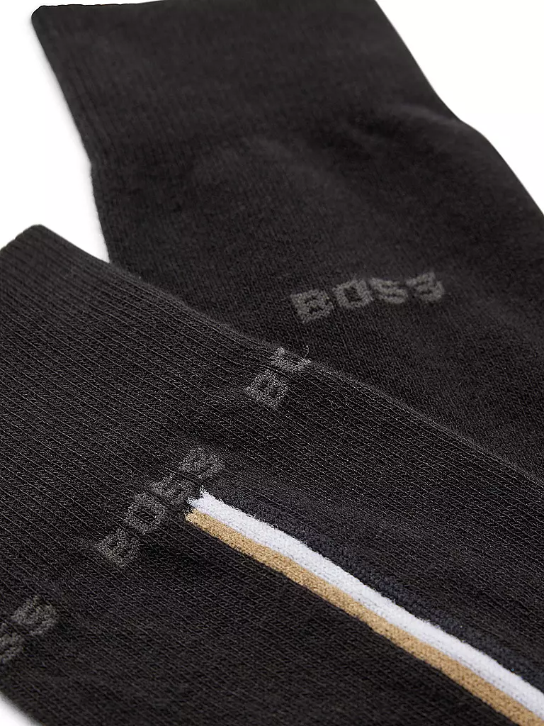 BOSS Herren Socken ICONIC 2er Pkg black schwarz