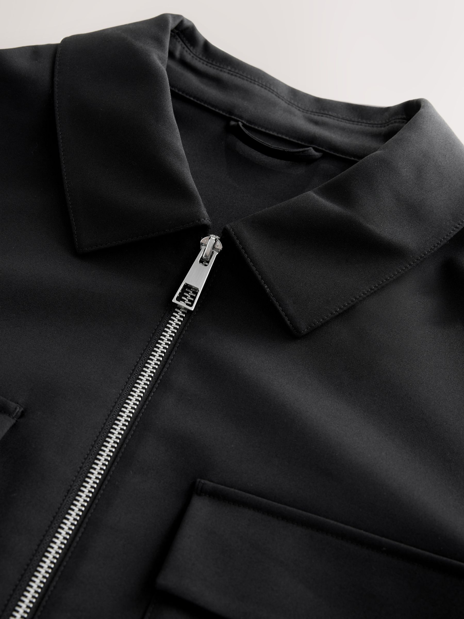 Zwart - Slim technisch stretchy Jack