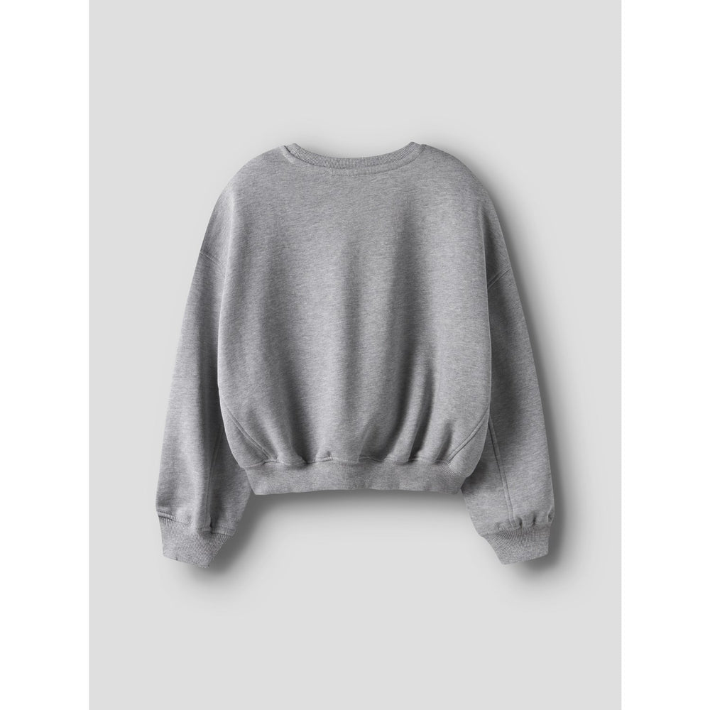 Køb Name It Grey Melange Nkftaya Ls Rlx Kort Sweat Bru Box