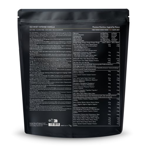 Sunday Natural Products  Iso WheyIntense Vanilla