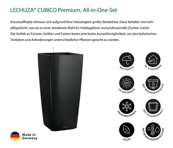 LECHUZA® CUBICO Premium, All-in-One-Set