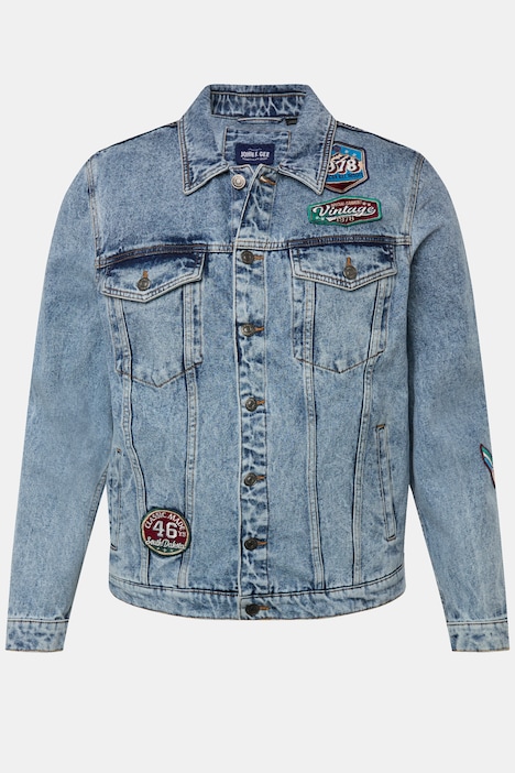 John F. Gee Jeansjacke, Cordkragen, 4 Taschen, bis 8 XL