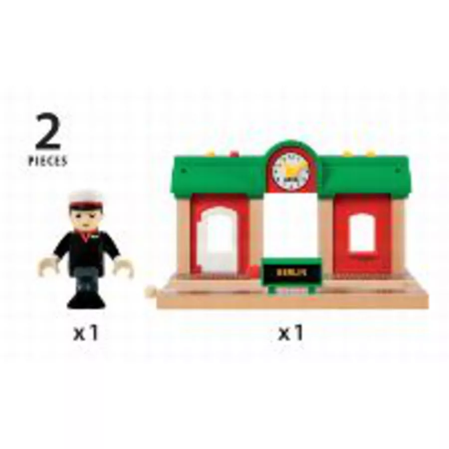 BRIO® WORLD Sprechender Bahnhof 33578