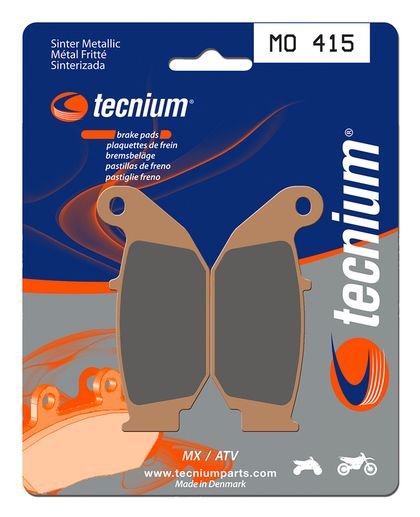 Plaquettes de freins Tecnium MX/Quad métal fritté - MO415