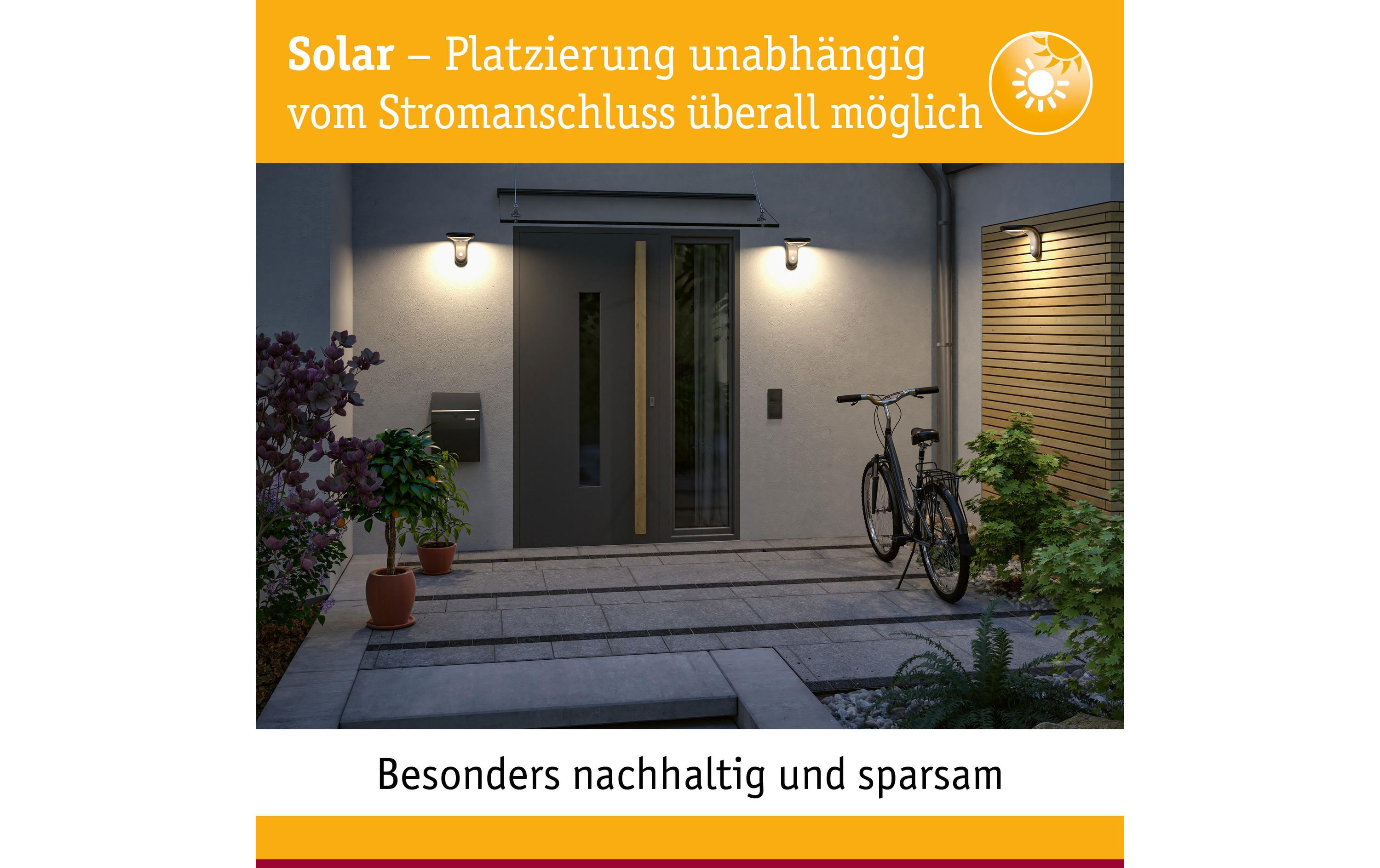 LED Stripe Solar 3 m Dämmerungssensor und AkkuUniversalstreifenleuchte