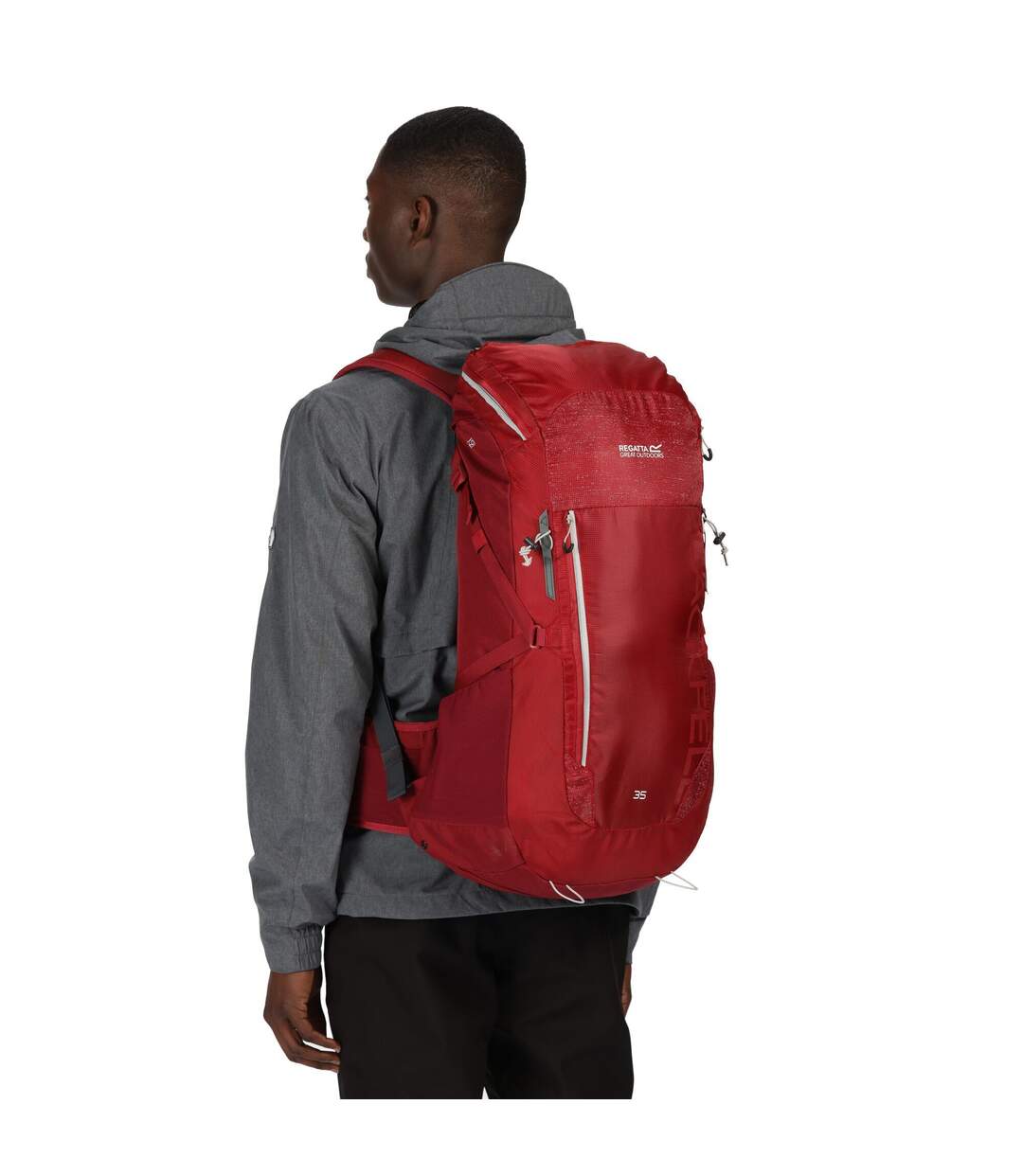Regatta - Sac à dos BLACKFELL (Rouge foncé/gris clair) (Taille unique) - UTRG4420
