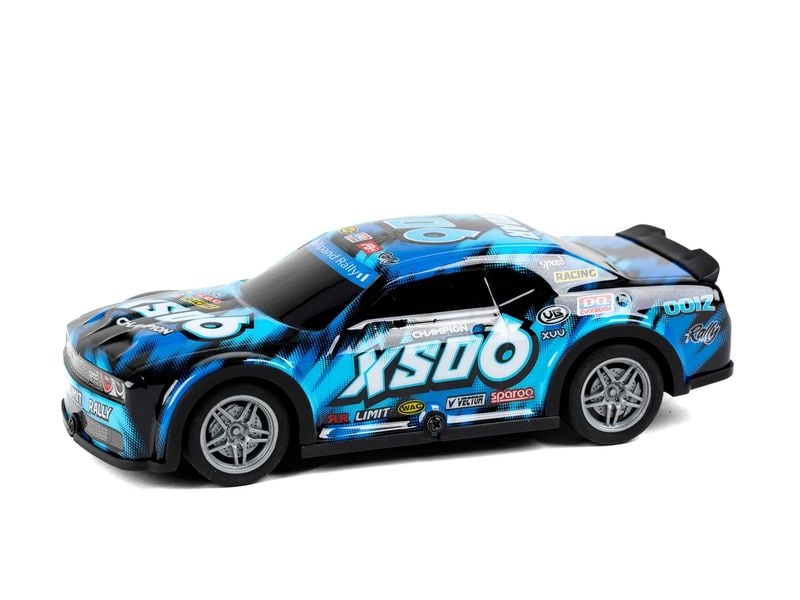 TEC-TOY Auto Roar SXO6 mit Licht, Blau, 1:22 Ferngesteuerter Sportwagen mit Licht für Kinder ab 3 Jahren