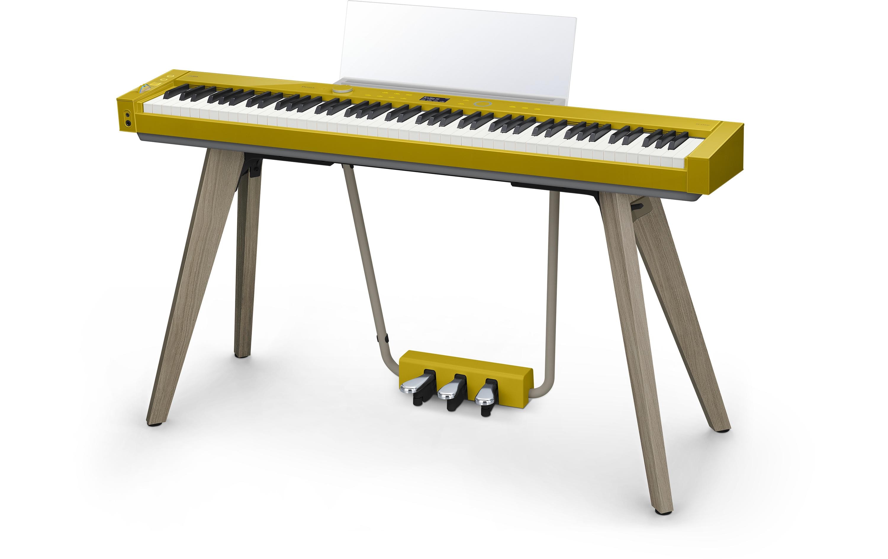 E-Piano Privia PX-S7000 – Harmonious Mustard<br>Digitalpiano mit dem authentischen Anschlag eines Flügels, innovativer Klangtechnologie und beeindruckender Ästhetik