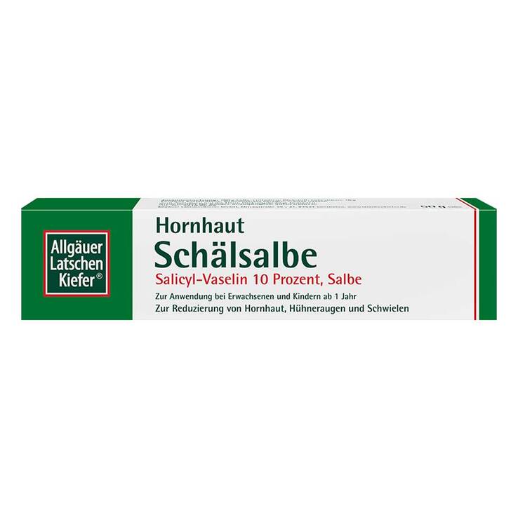 Allgäuer Latschenkiefer Hornhaut Schälsalbe, 50 g