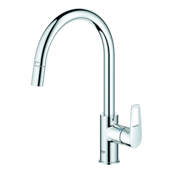 Grohe keukenkraan Start Loop hoge C-uitloop uitrekbaar chroom