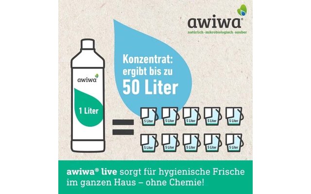 Awiwa live mikrobiologischer Haushaltsreiniger 1 Liter
