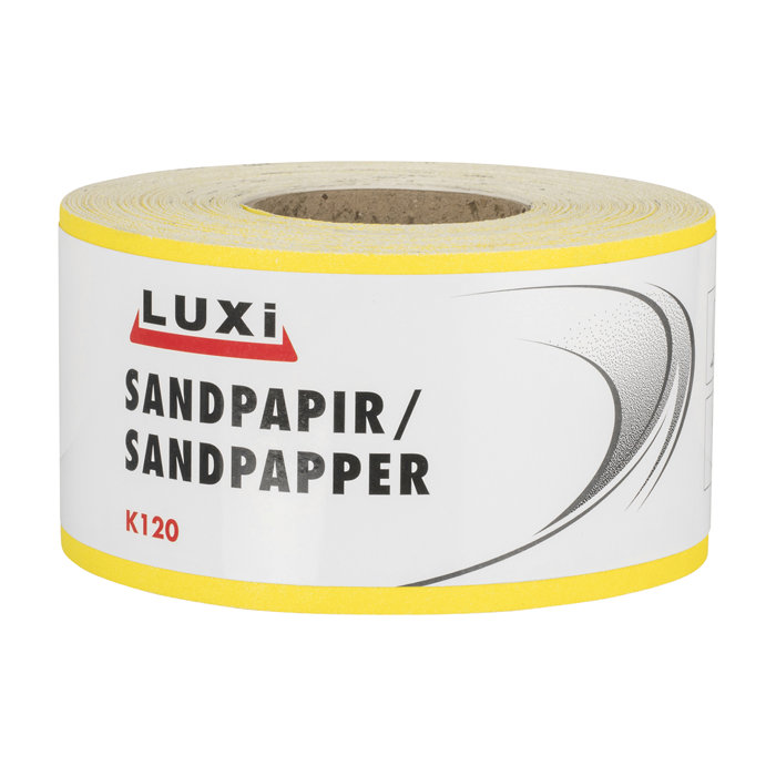 Sandpapir rulle korn 120 – 93 mm x 50 m - Luxi