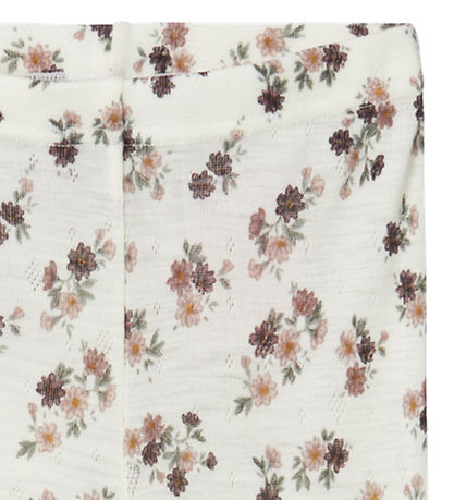 Name It Leggings - Wolle - Noos - NmfWang - Snow White m. Lochmu