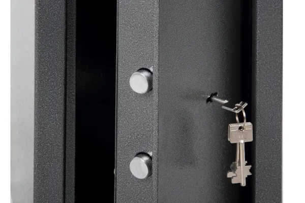 Phoenix Safe Co. SS0992KD, Fritstående pengeskab, Grå, Nøgle, Stål, Penge, 250 mm