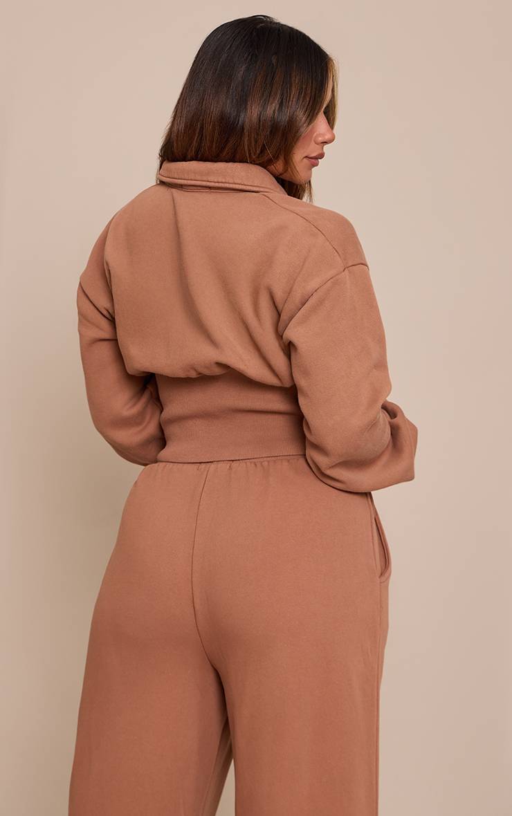 Chocolat Sweat-shirt Polo Taille Cintrée Shape