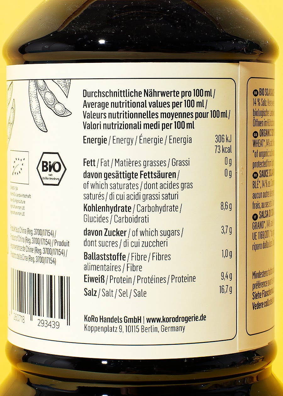 Bio Sojasauce 1 L