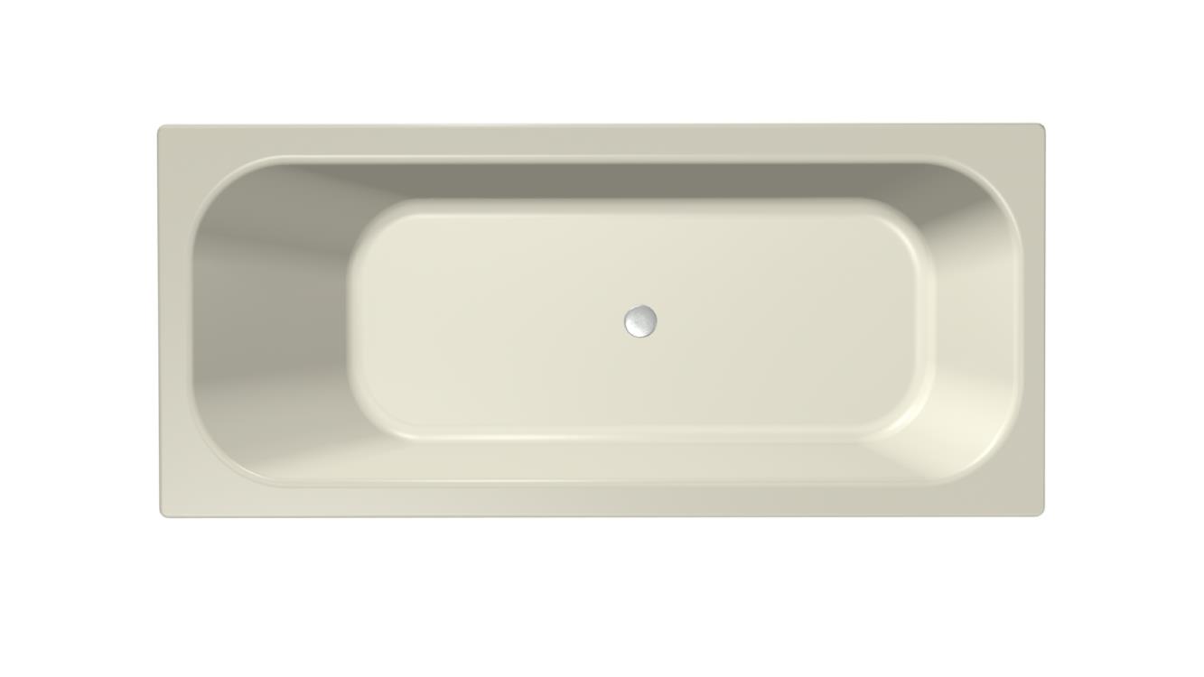 Xenz Aruba ligbad acryl 170x75x45cm zonder overloop wit pergamon
