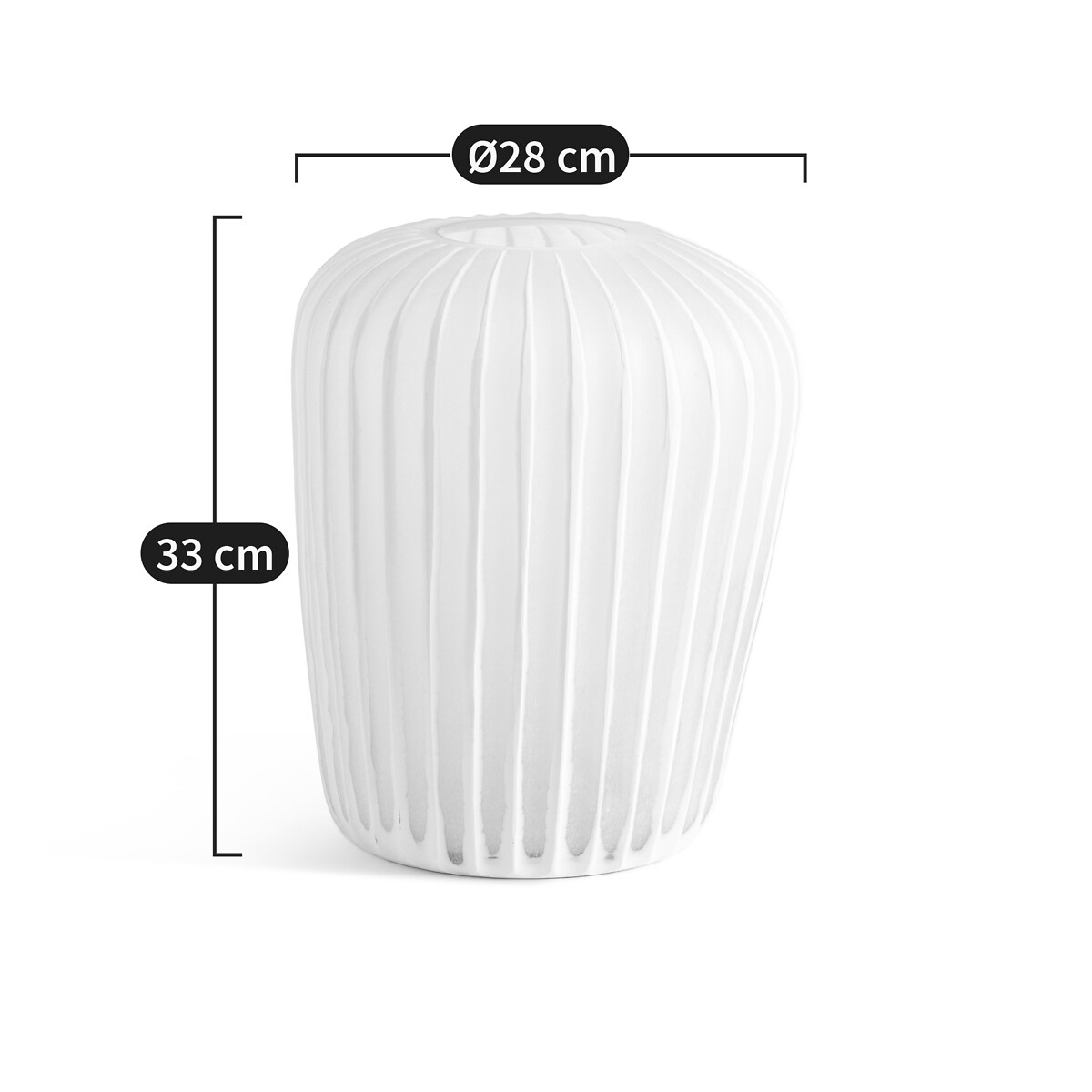 AM.PM<br>Vaso genérico em vidro fosco, Corila