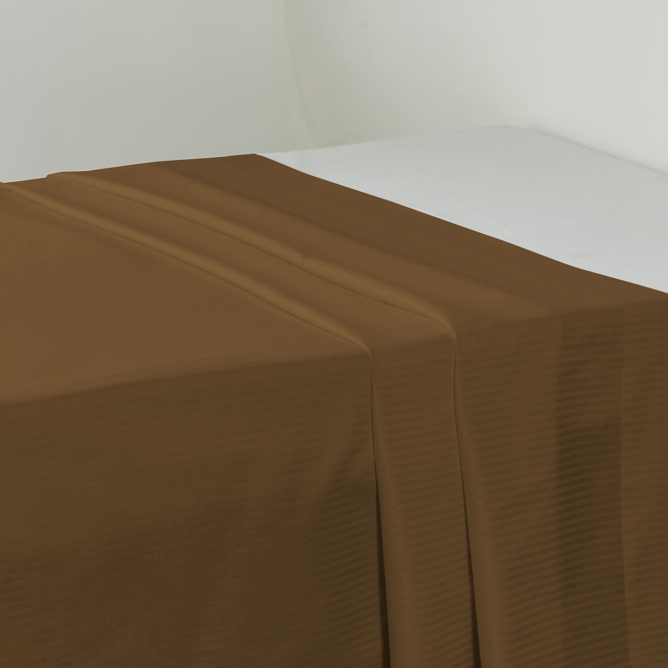 Perle de Coton Drap plat  en satin de coton Triomphe bronze