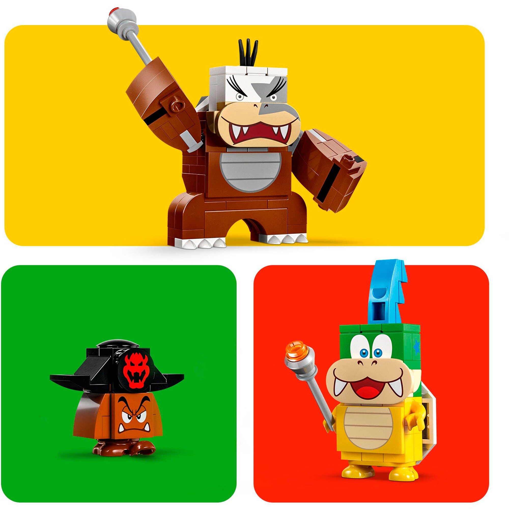 LEGO Konstruktionsspielzeug Super Mario Larry und Mortons Luftgaleeren - Erweiterungsset