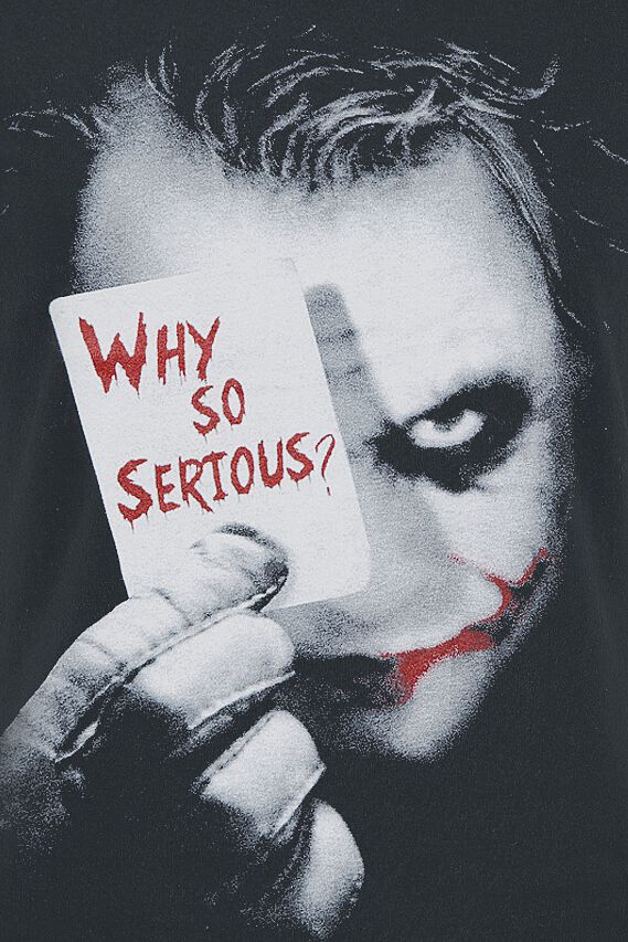 The Joker - Why So Serious? | Batman T-Shirt Manches courtes
