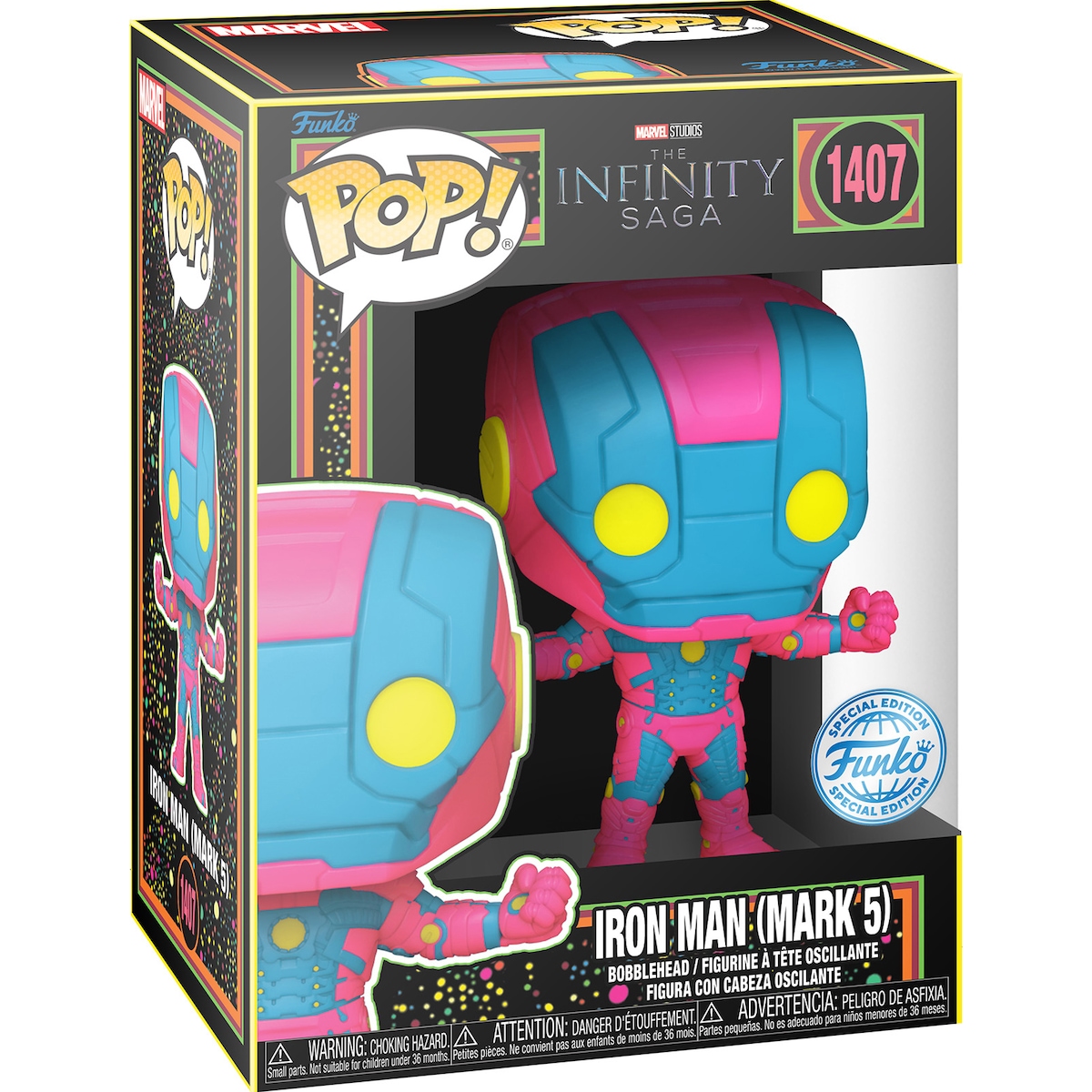 Funko POP Iron Man actionfigur (med Jetpack)
