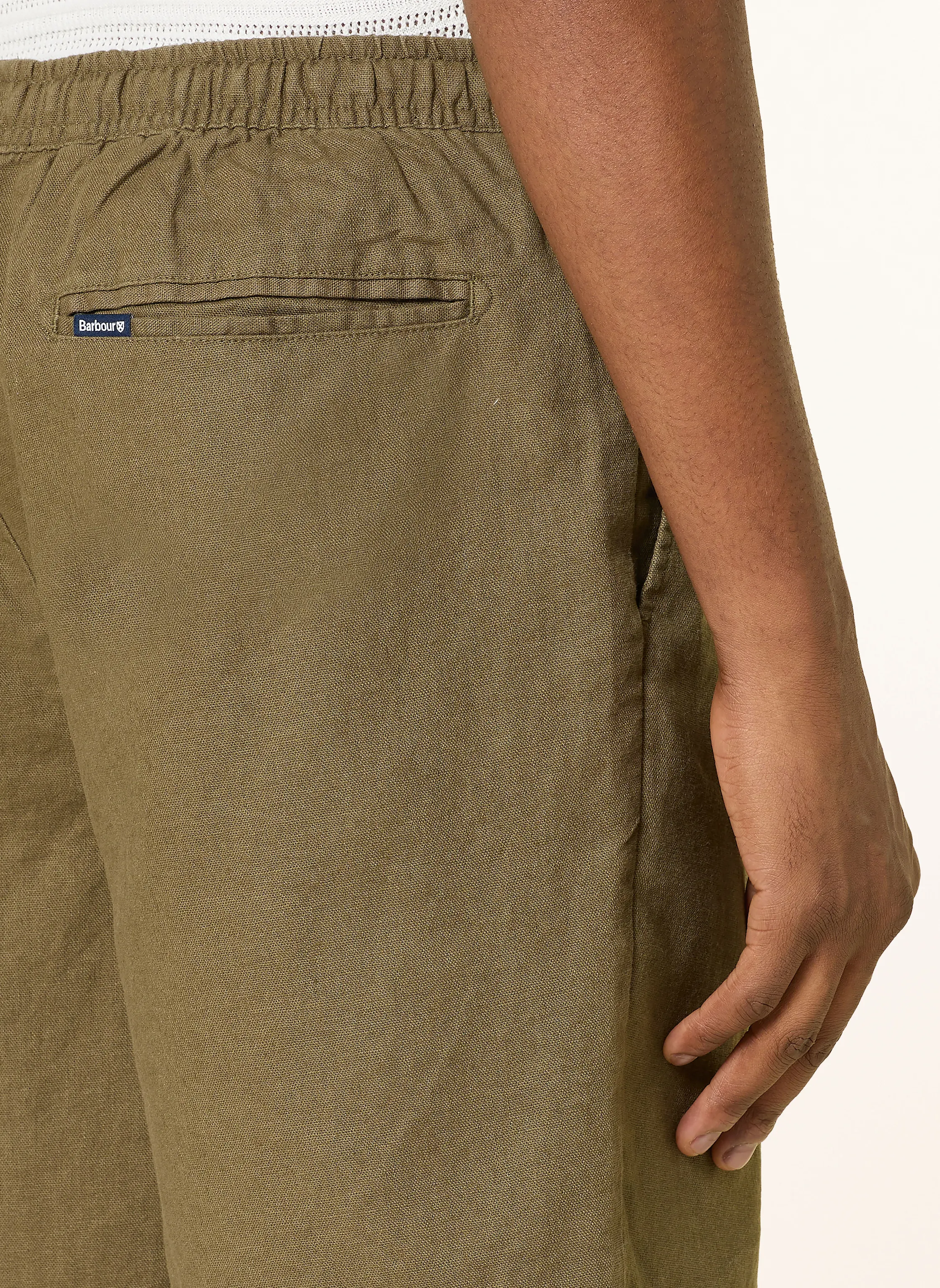 Barbour Shorts mit Leinen