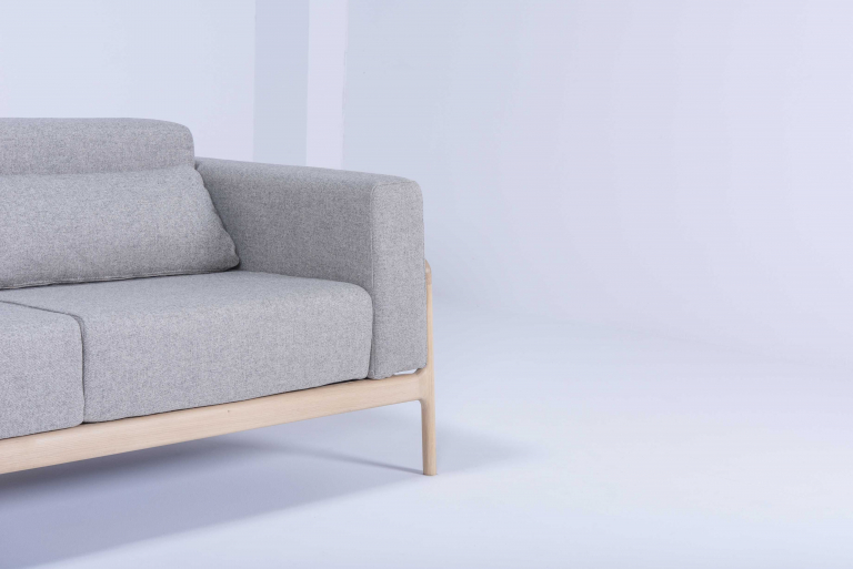 Gazzda Fawn sofa 2-zits whitewash Dakar Leather Whisky