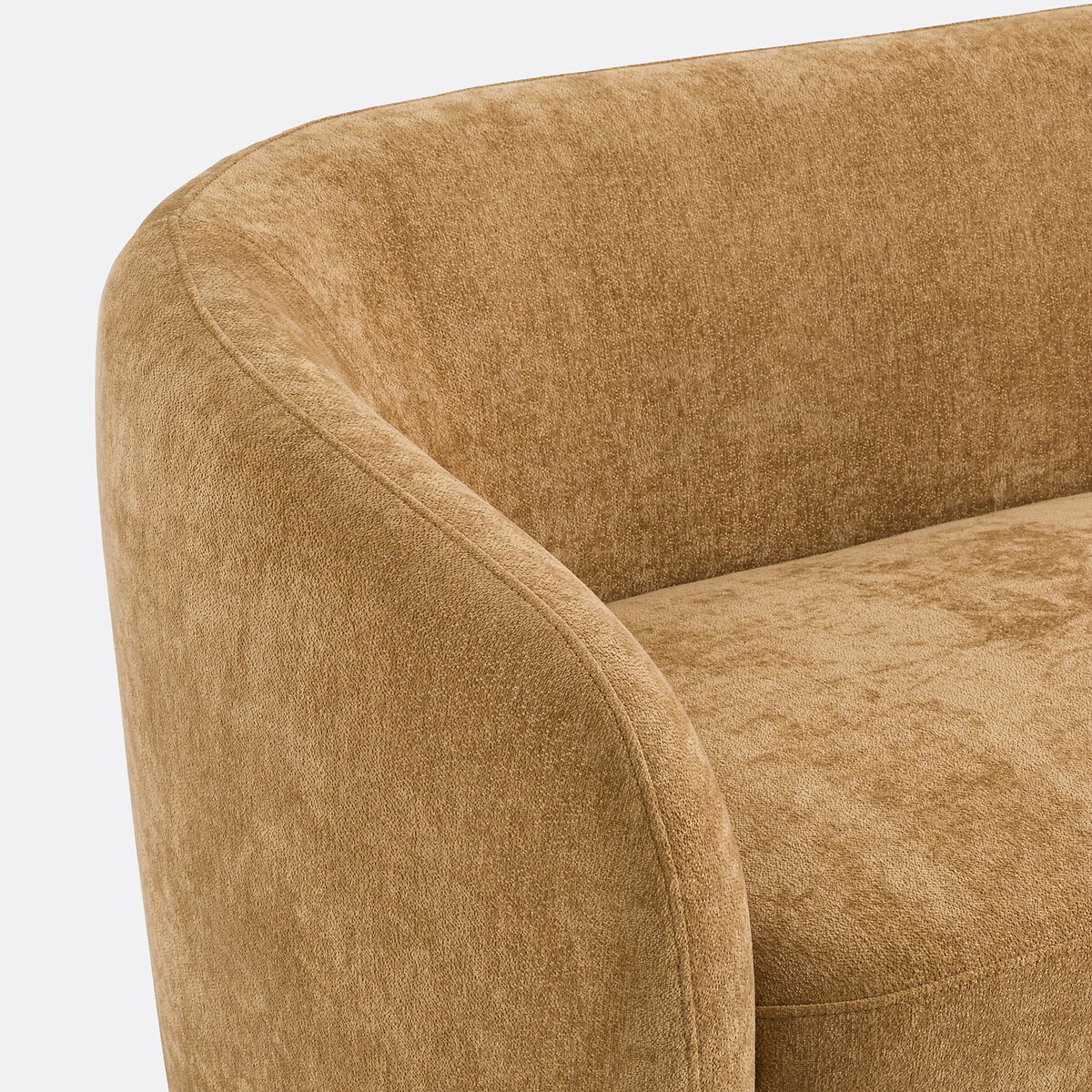 LA REDOUTE INTERIEURS<br>Sofá de 2 lugares em chenille fino, LANDINE