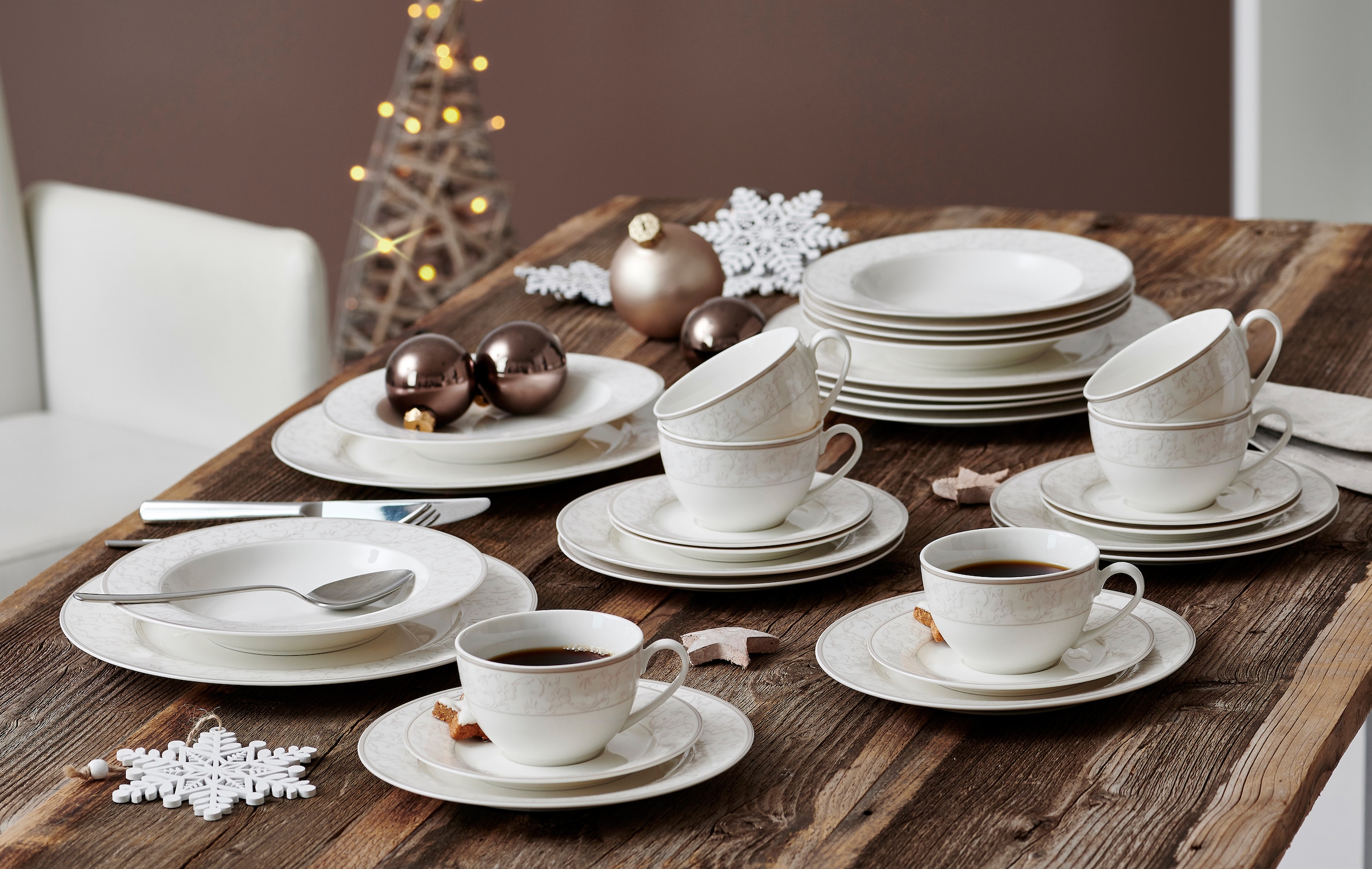 Ritzenhoff & Breker Tafelservice »Teller Set, Geschirr-Set ISABELLA« extravagantes Design, 12 Teile, für 6 Personen