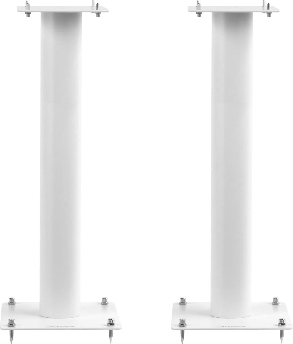 NorStone Stylum 3 Blanc satin (la paire) Pieds pour enceintes