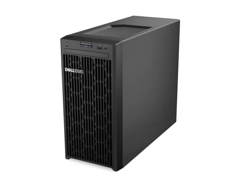 Dell PowerEdge T150 - Server - MT envejs - 1 x Xeon E-2314 / op til 4.5 GHz - RAM 16 GB - HDD 2 TB - Matrox G200 - Gigabit Ethernet - skærm: ingen - sort - med 3 års Basic Onsite