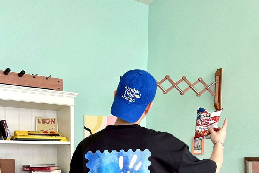 SeoulPop - T-shirt met korte mouwen en eendenprint en losse pasvorm