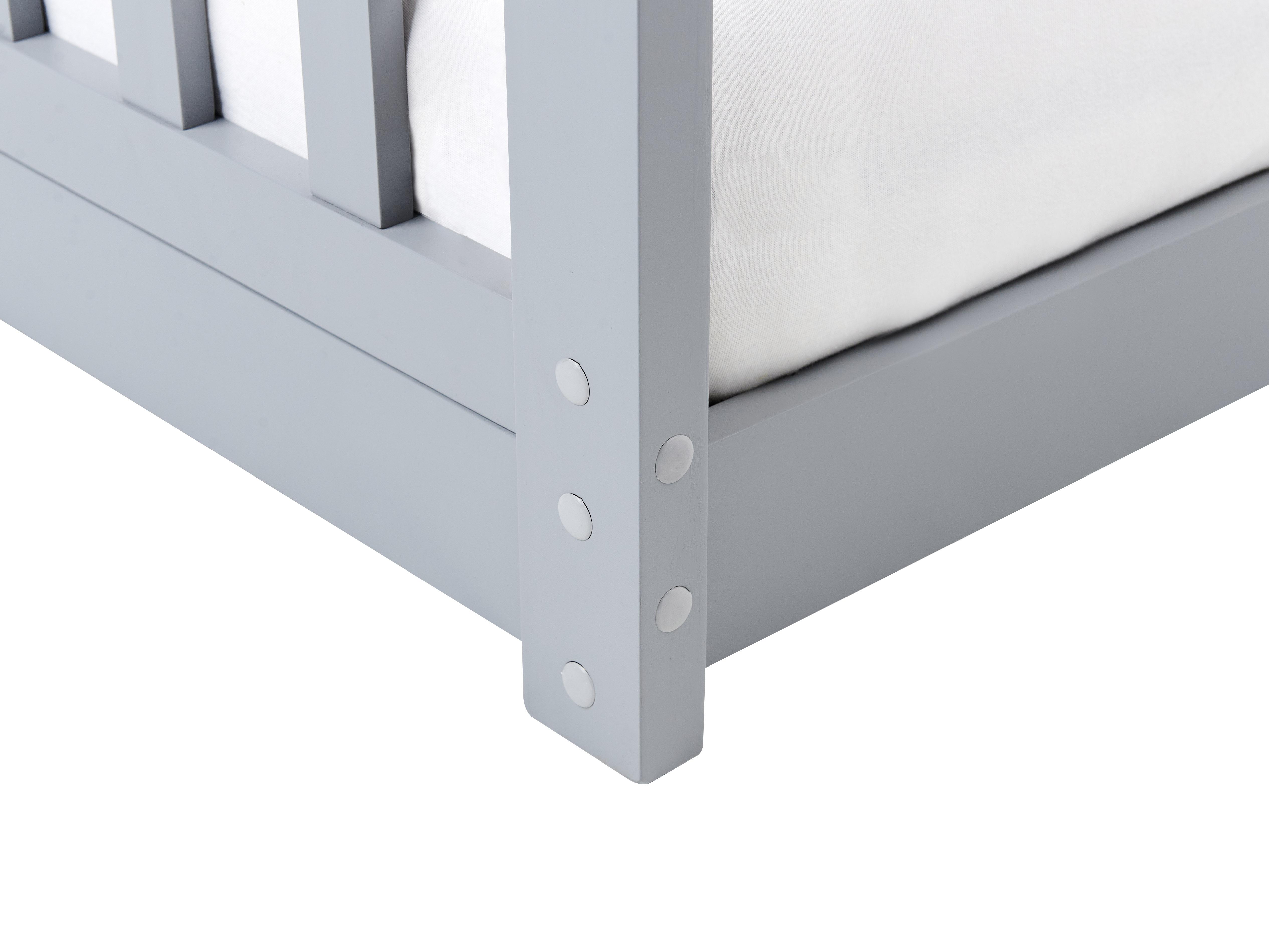 Kinderbed Huis Dennenhout COSSAYE 90 x 200 cm Grijs