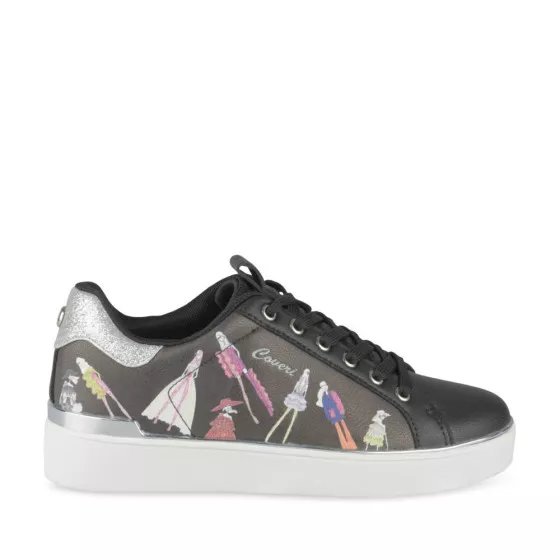 Baskets NOIR ENRICO COVERI