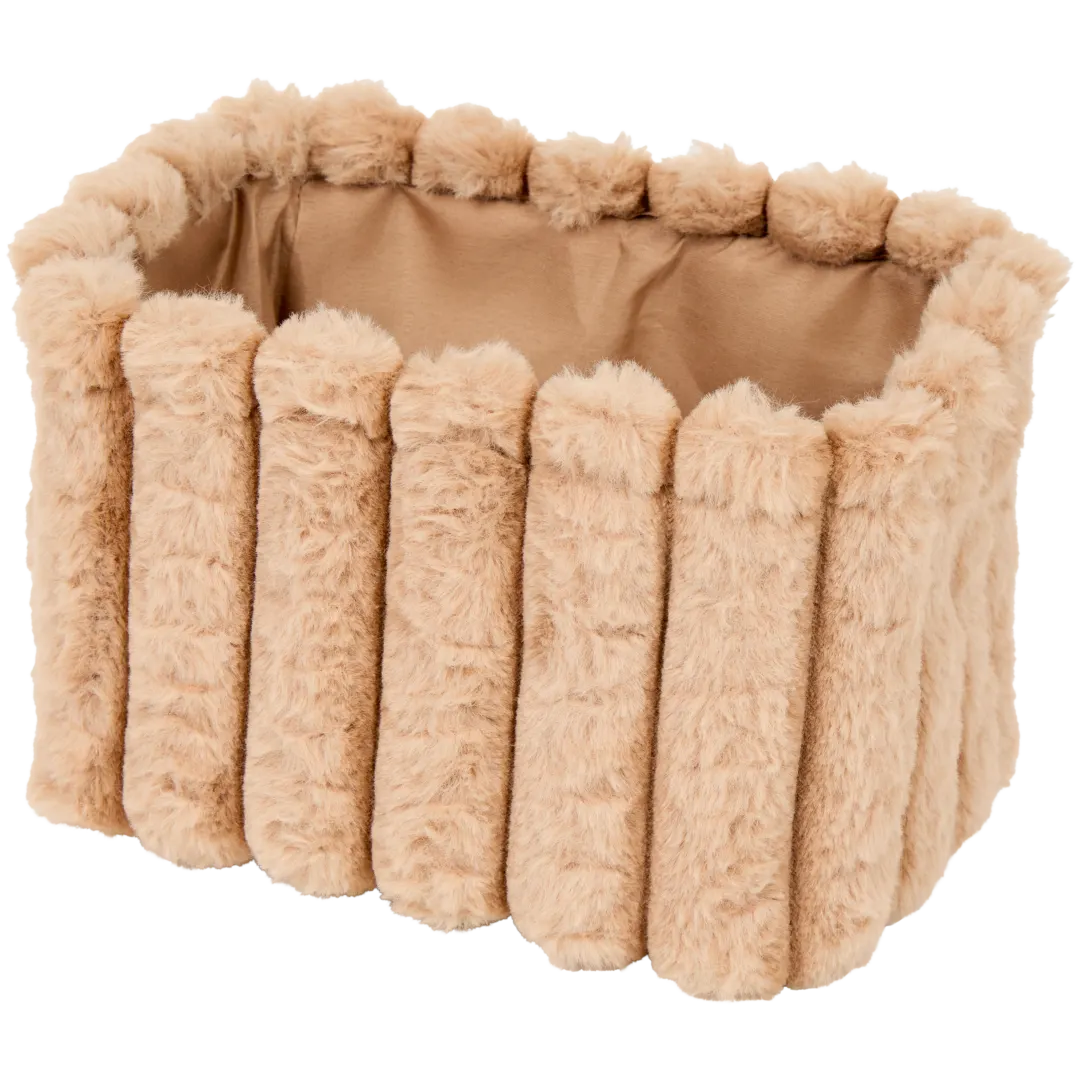 Panier de rangement en peluche
