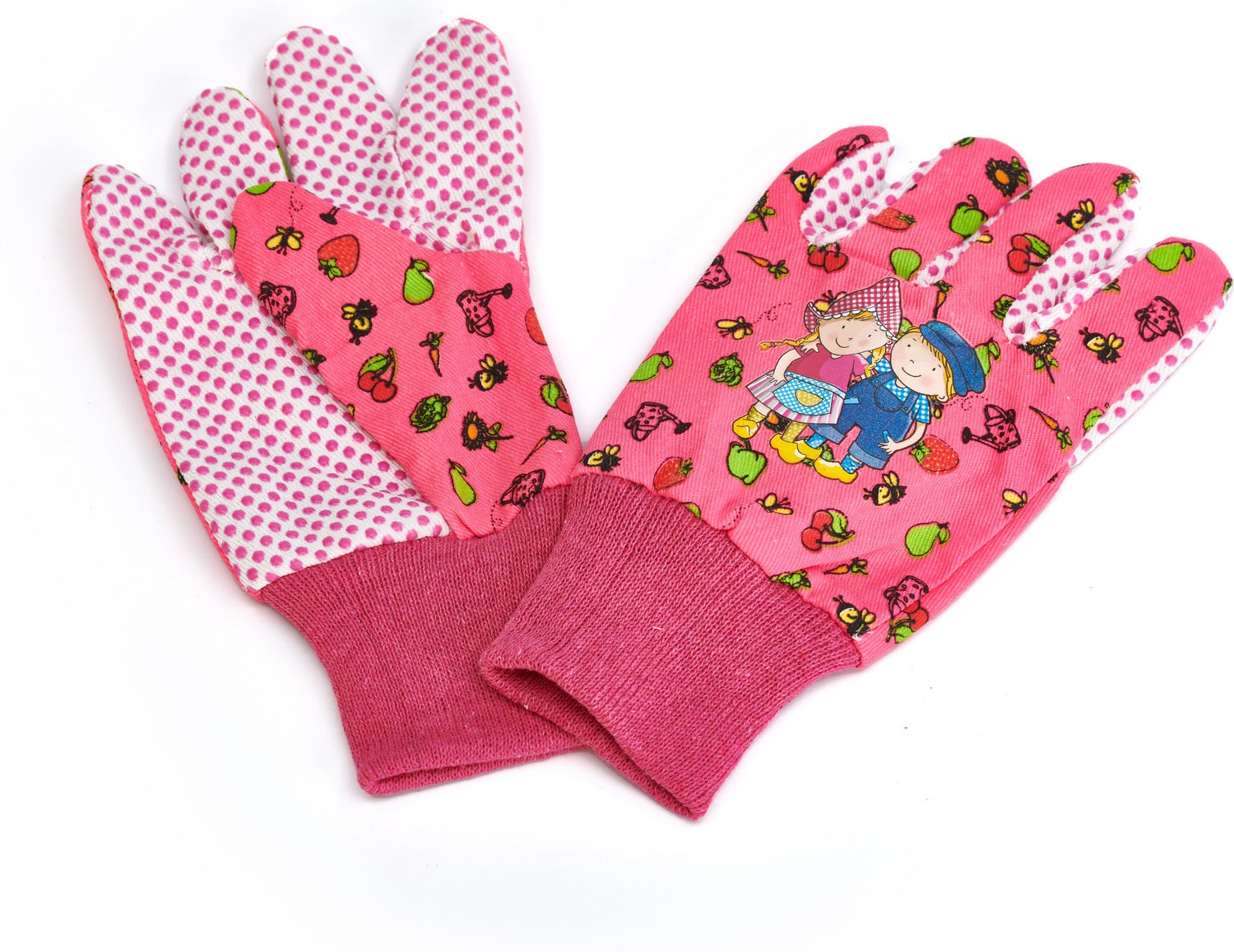 Fien & Teun kindertuinhandschoen roze