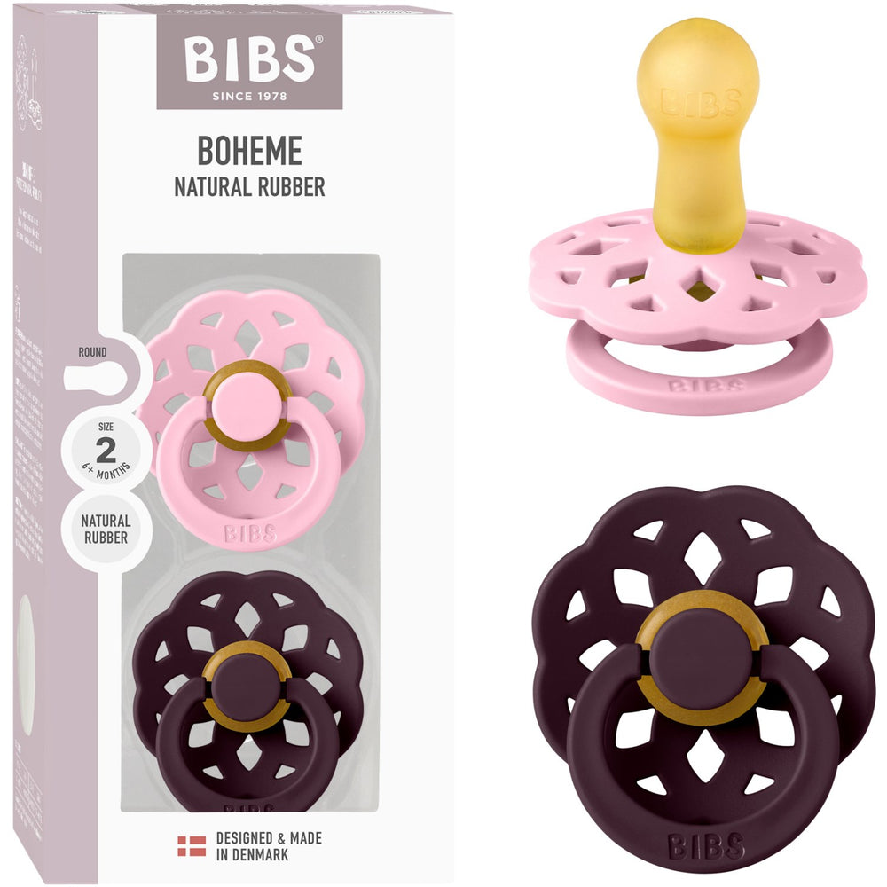 Køb Bibs Pink/Plum Sut Boheme 2-Pak Latex