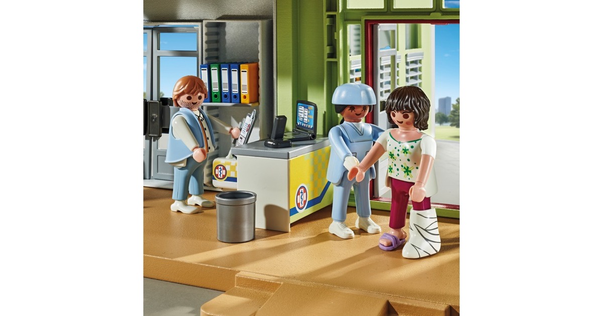 PLAYMOBILAction Heroes - Modern ziekenhuis  Constructiespeelgoed  (71615)