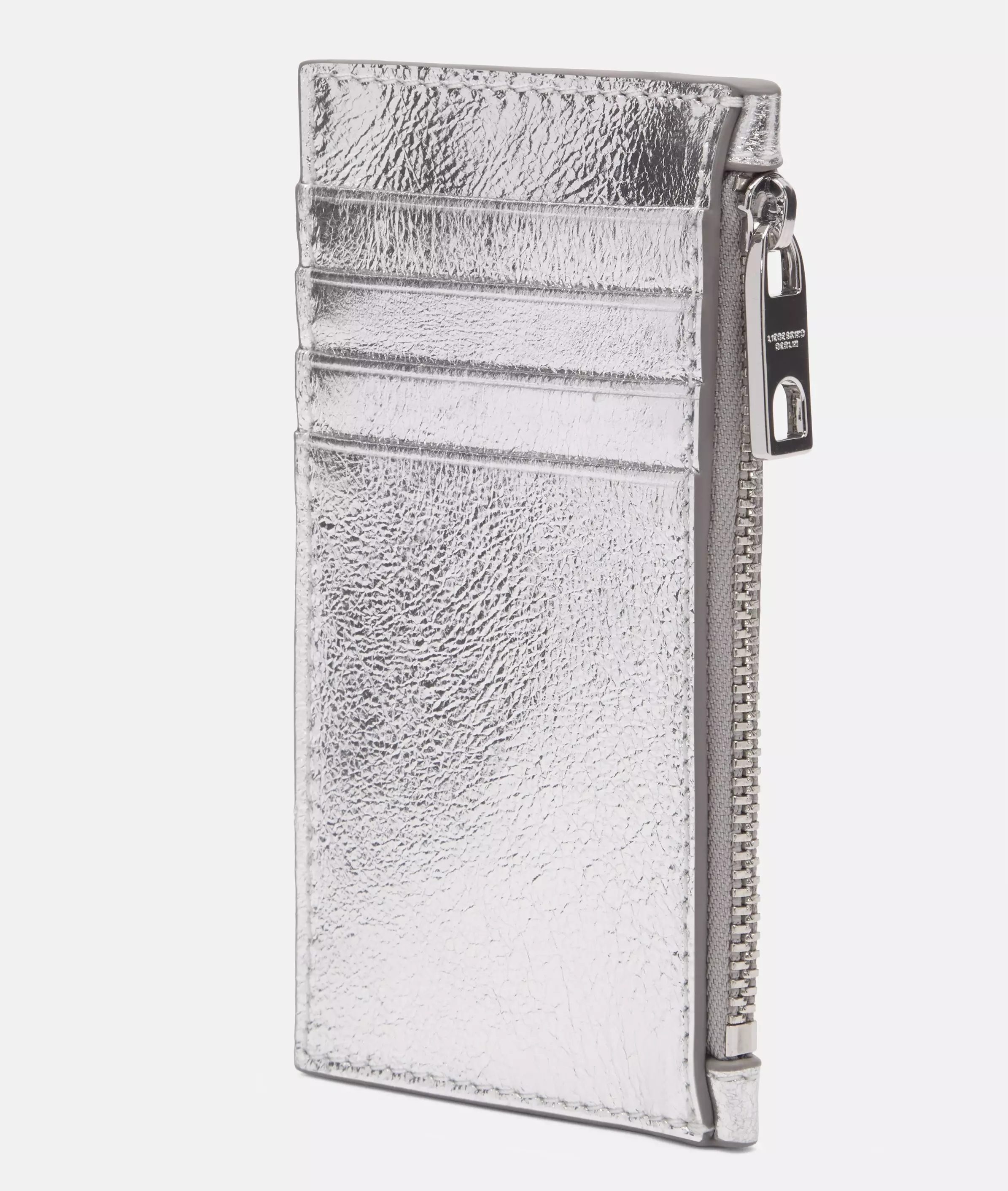 Lou Wallet XS Small card holder with metallic finish