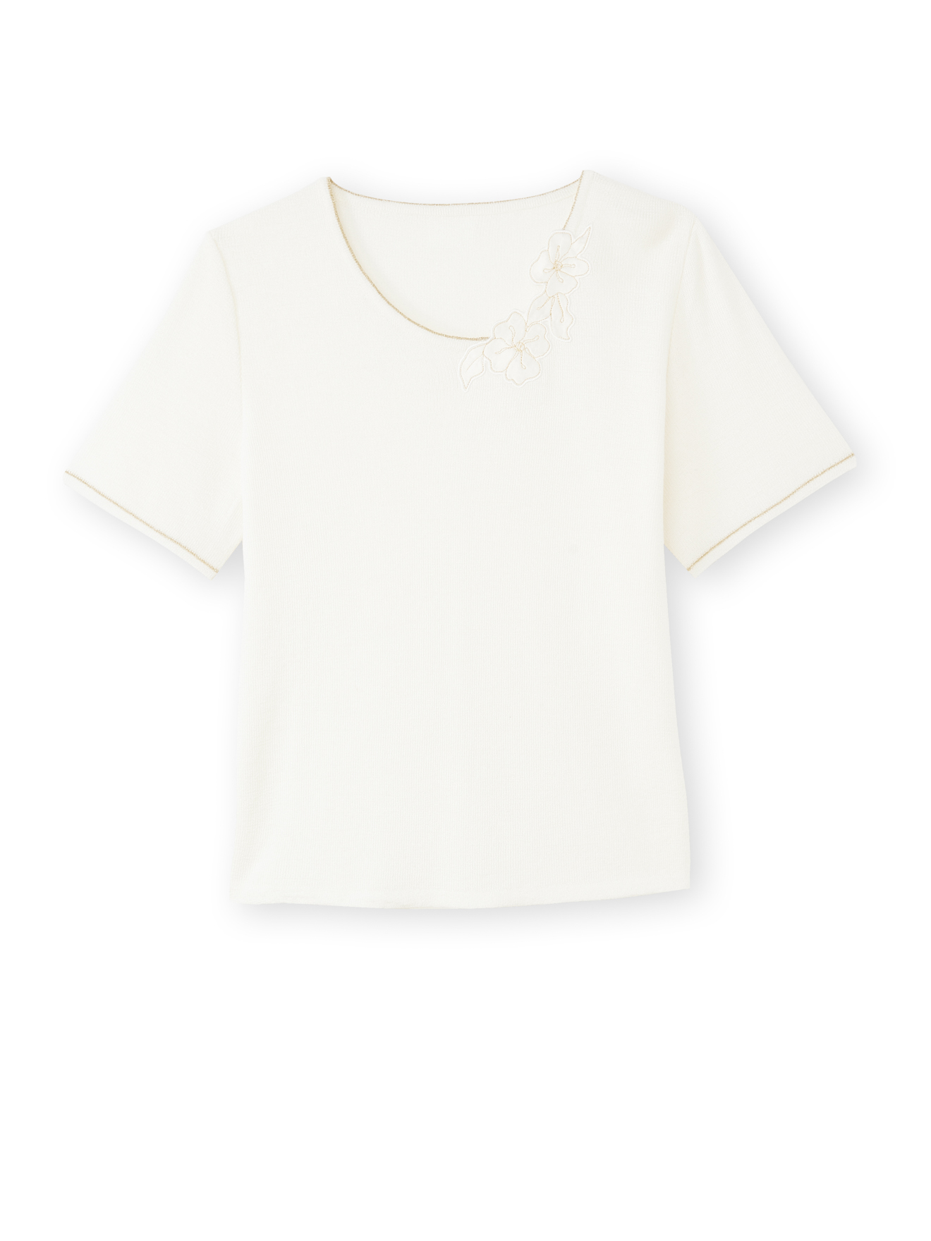 Pull raffiné avec broderies
