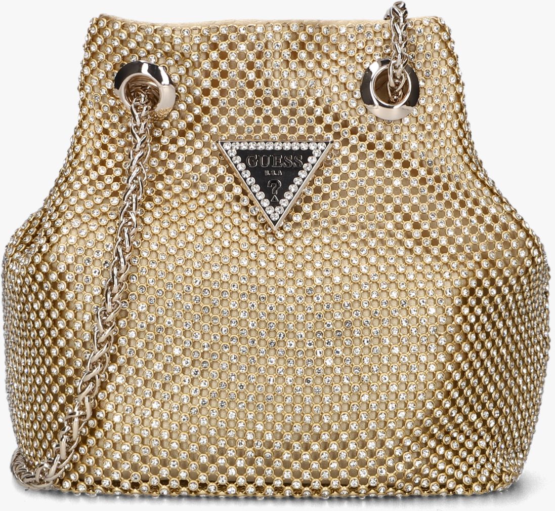 GUESS gouden guess schoudertas lua pouch